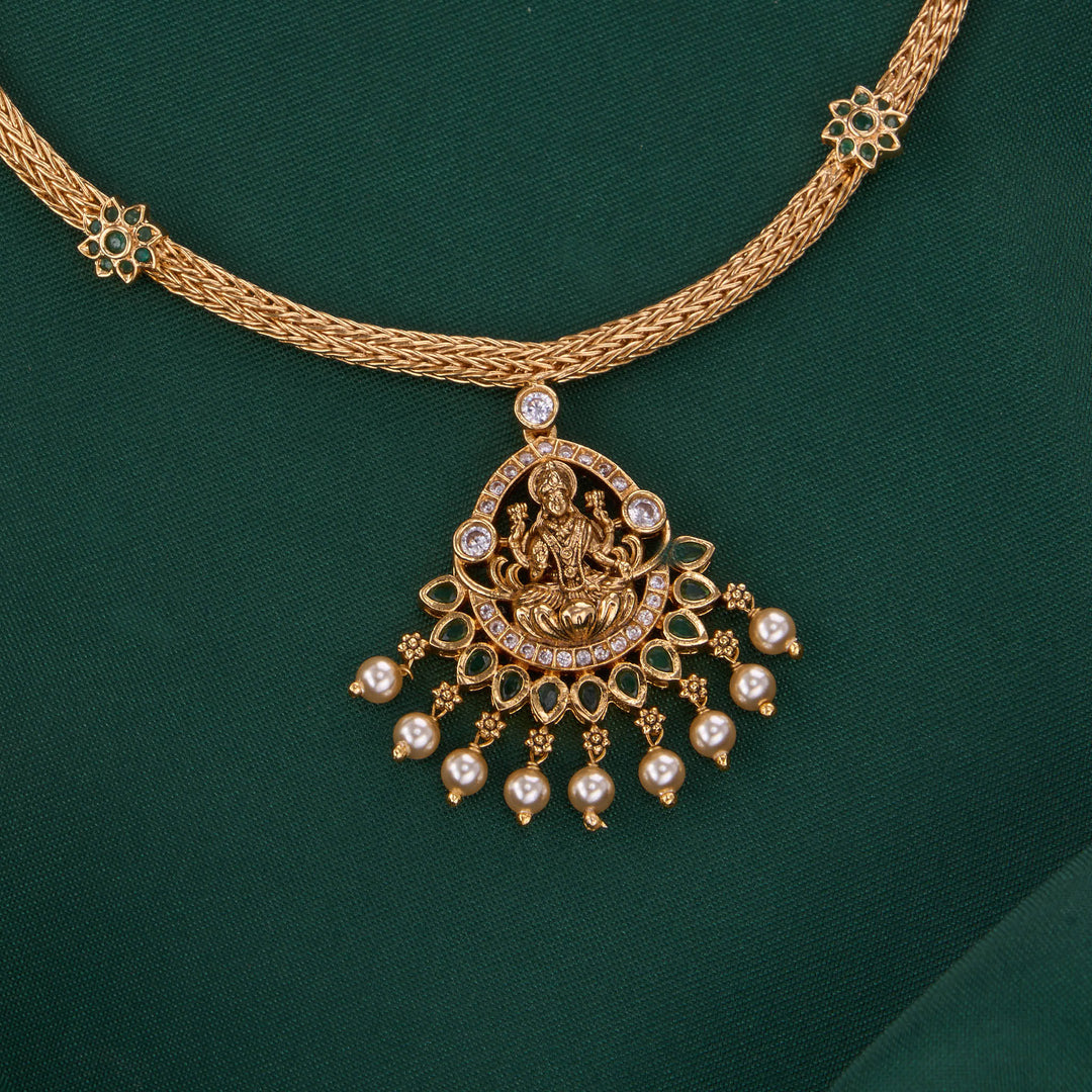 Lekha Nagas Short Necklace Set