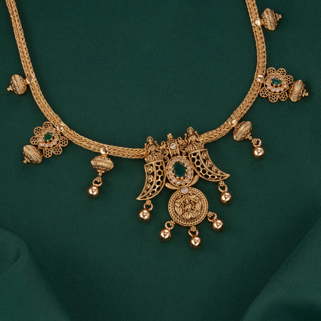 Nadhikaa Nagas Short Necklace Set