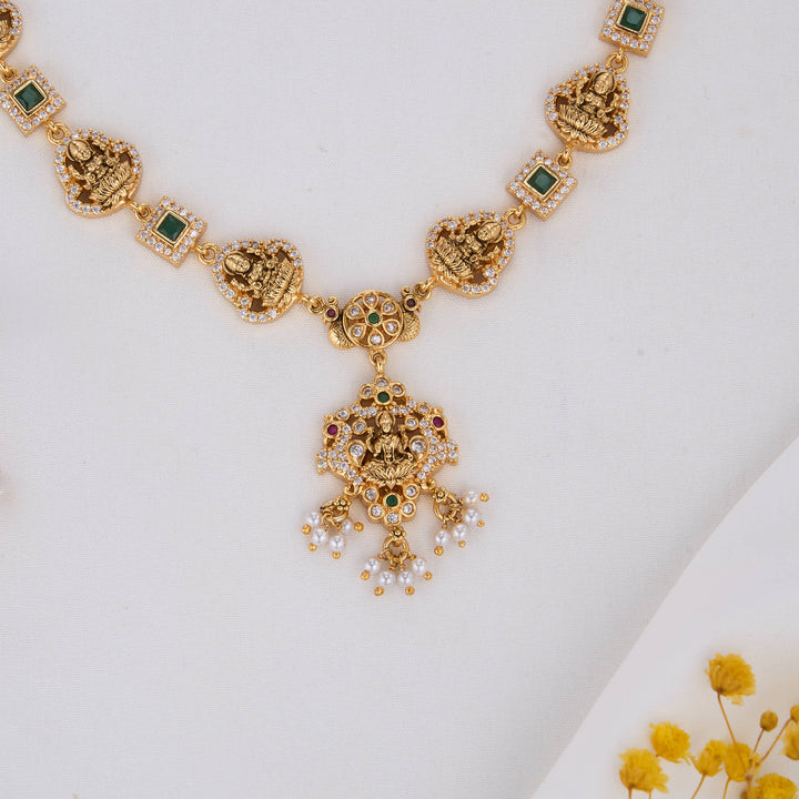 Lithikaa Nagas Short Necklace Set