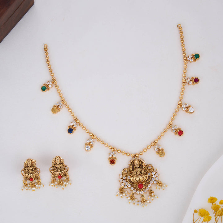 Mithra Nagas Short Necklace Set