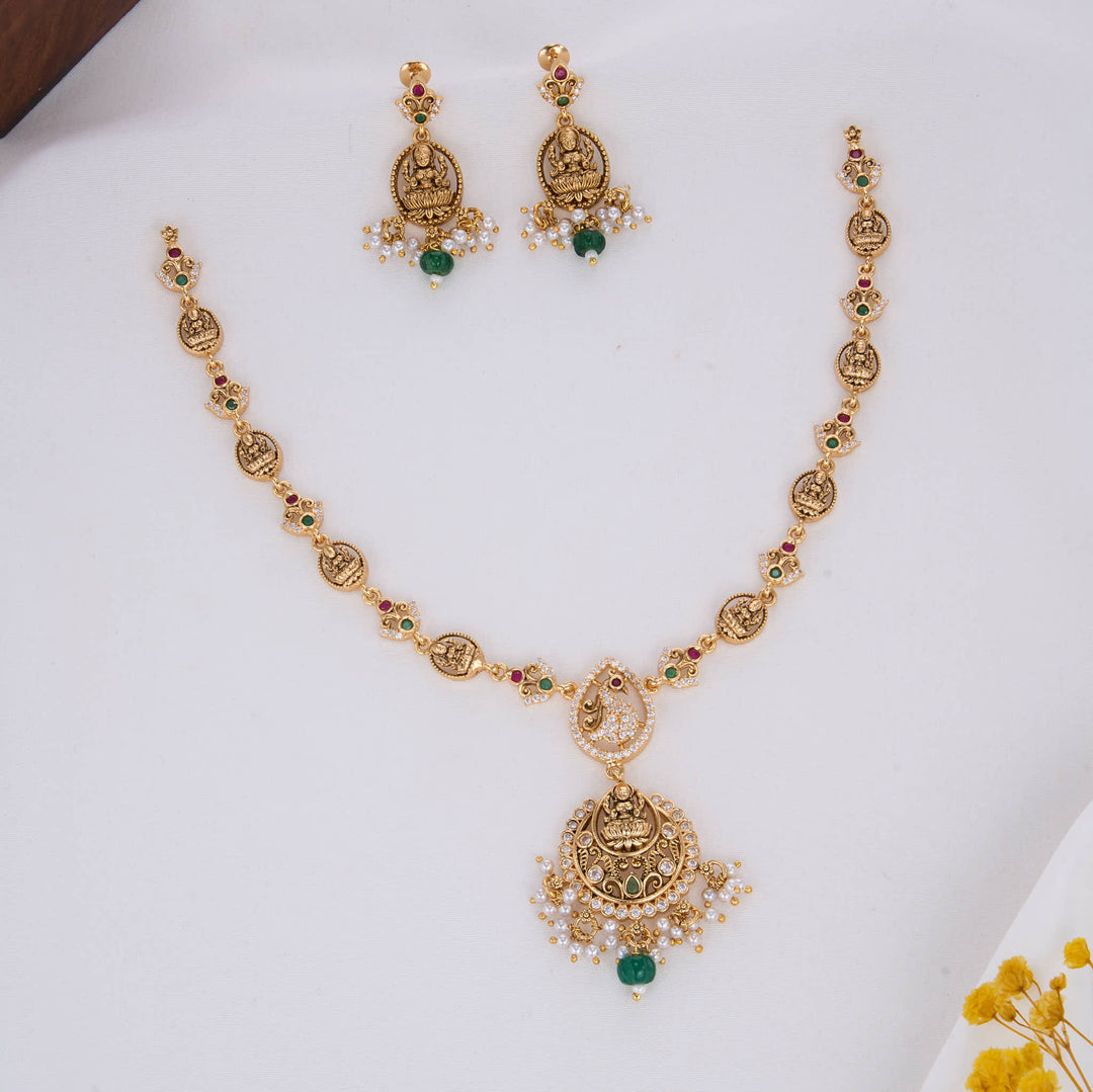 Kirthikaa Nagas Short Necklace Set