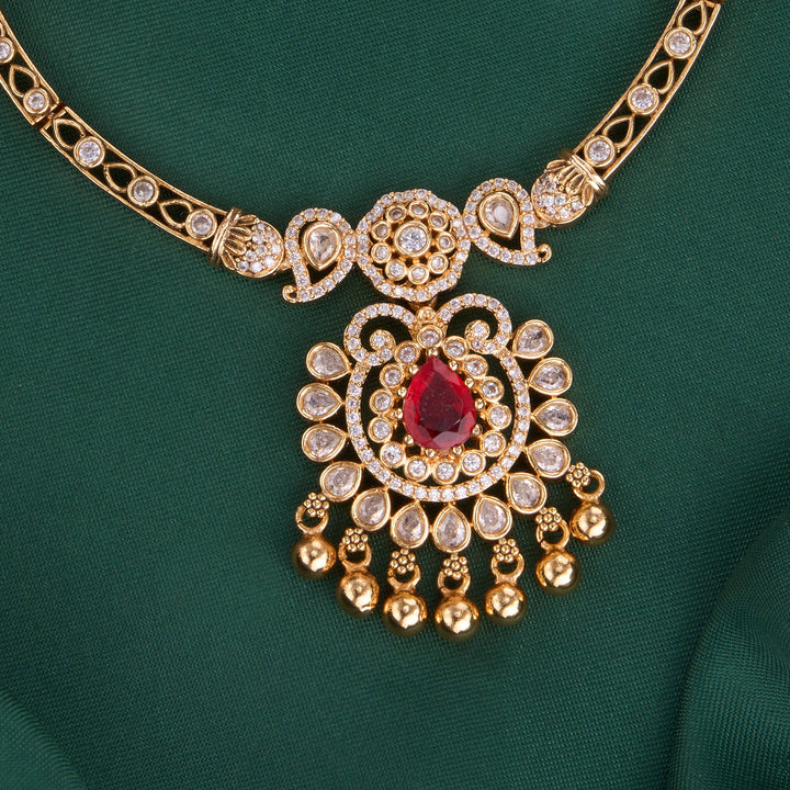 Sparkling Short Necklace Set