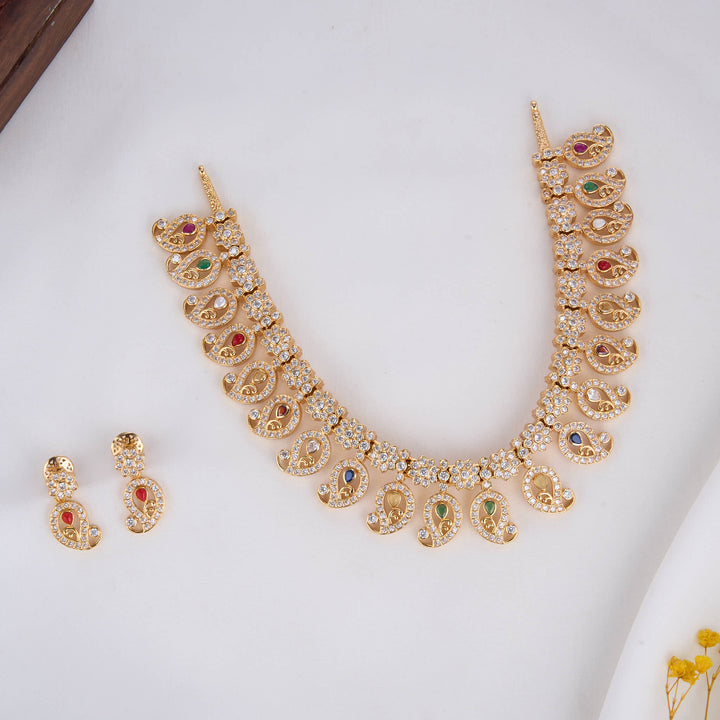 Iconic Stone Short Necklace Set