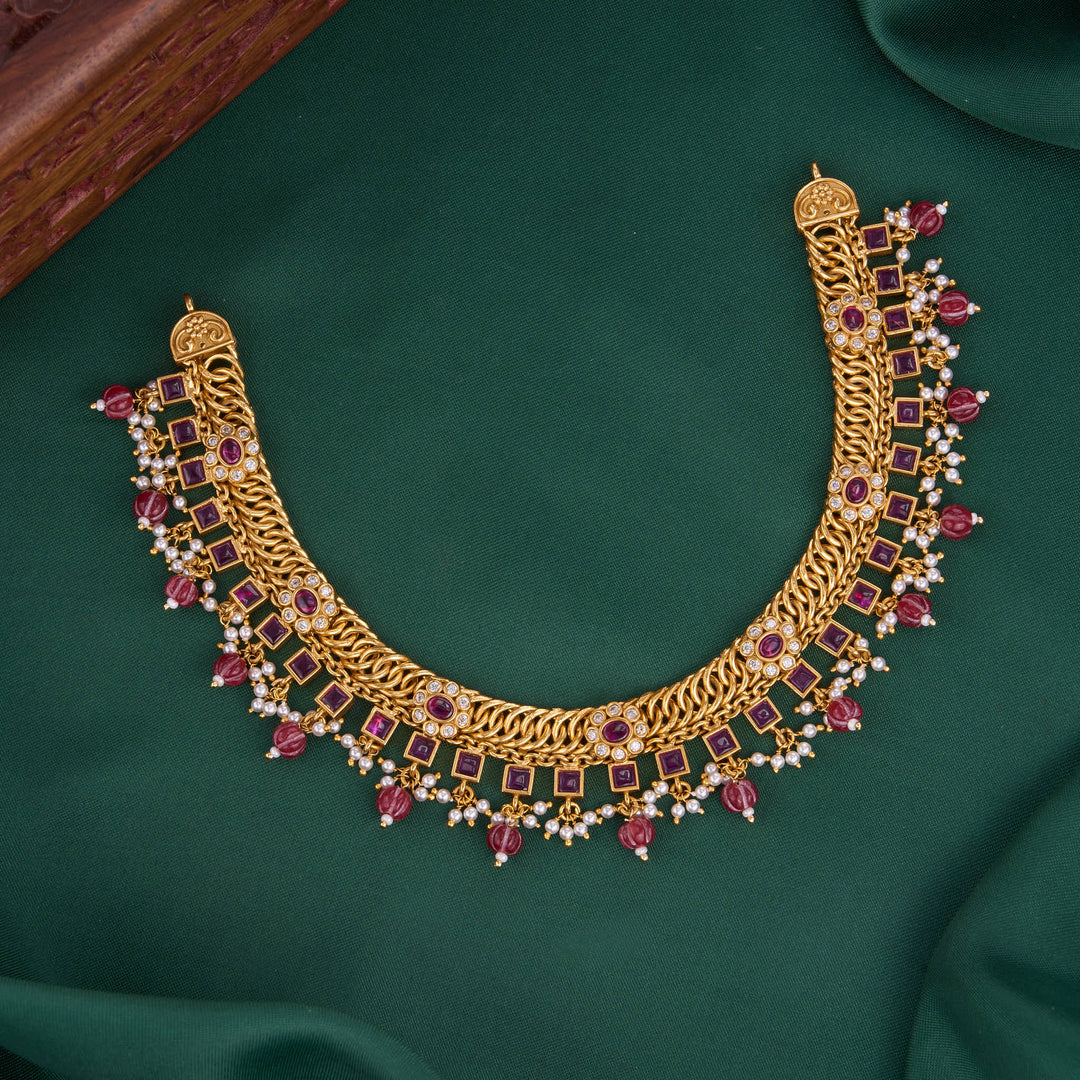 Stunning Stone Short  Necklace