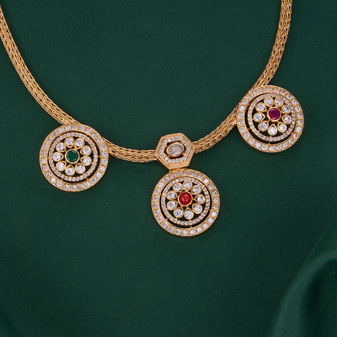 Sparkling Short Necklace Set