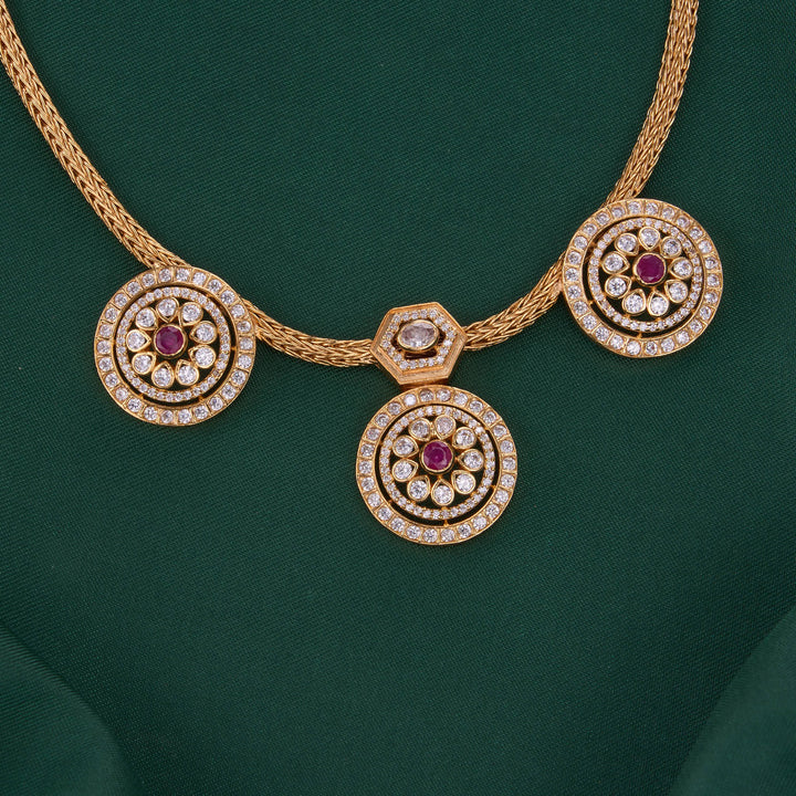 Trendy Glow Short Necklace Set