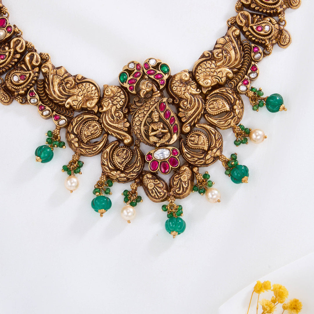 Haritha Nagas Short Necklace