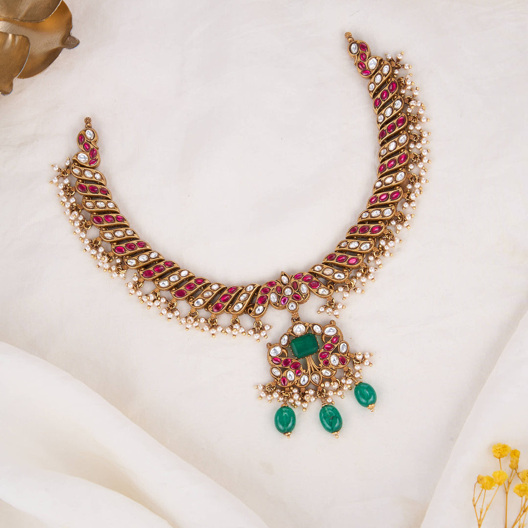 Shine Charm Short Necklace