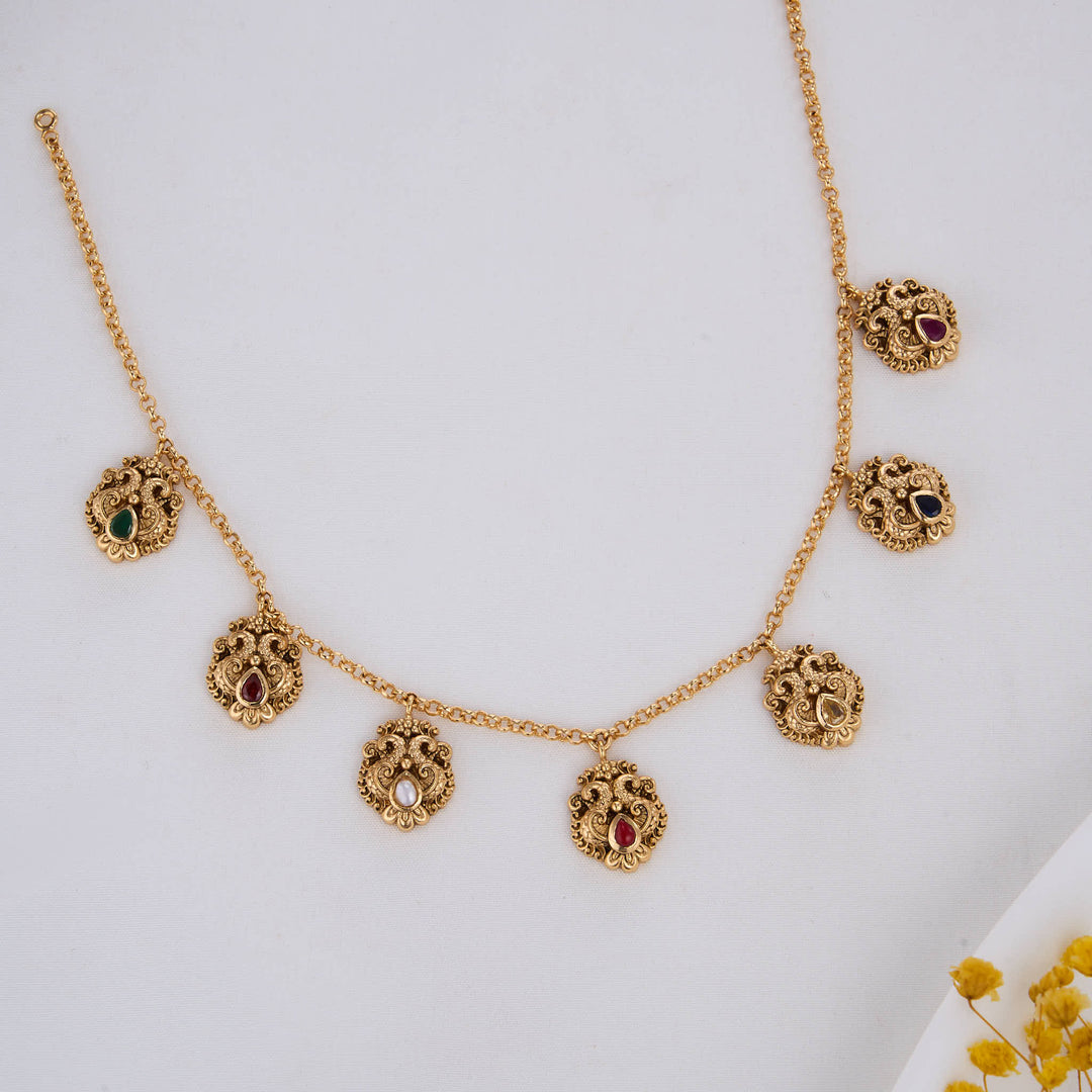 Allurique Nagas Short Necklace Set