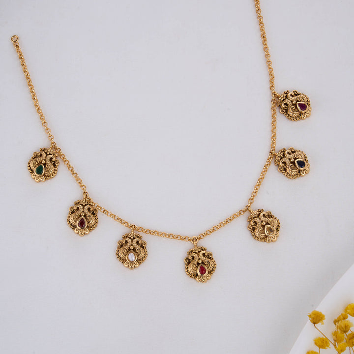 Allurique Nagas Short Necklace Set