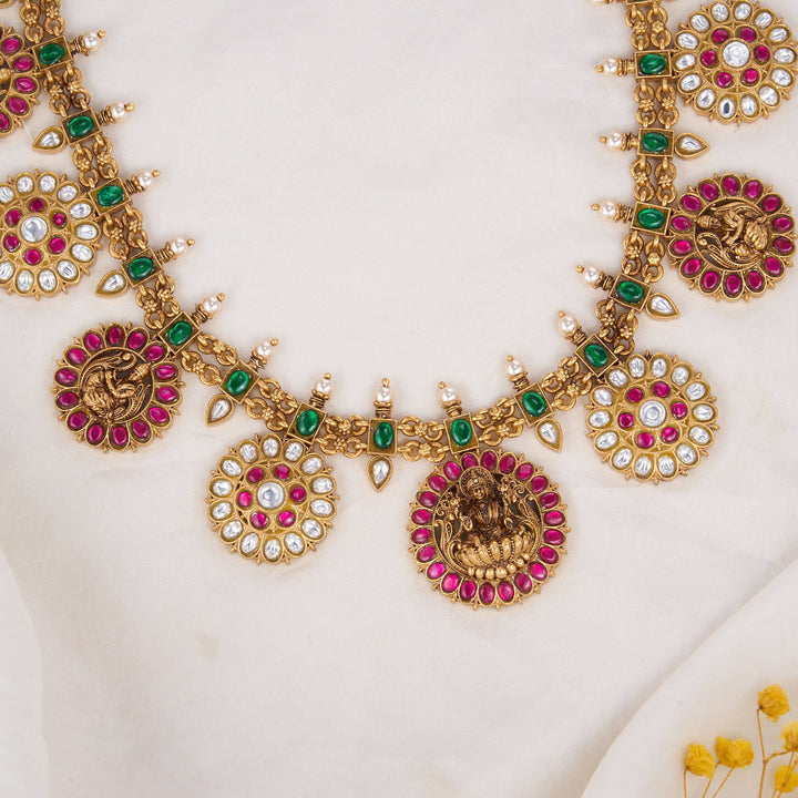 Traditional Kundan Long Necklace
