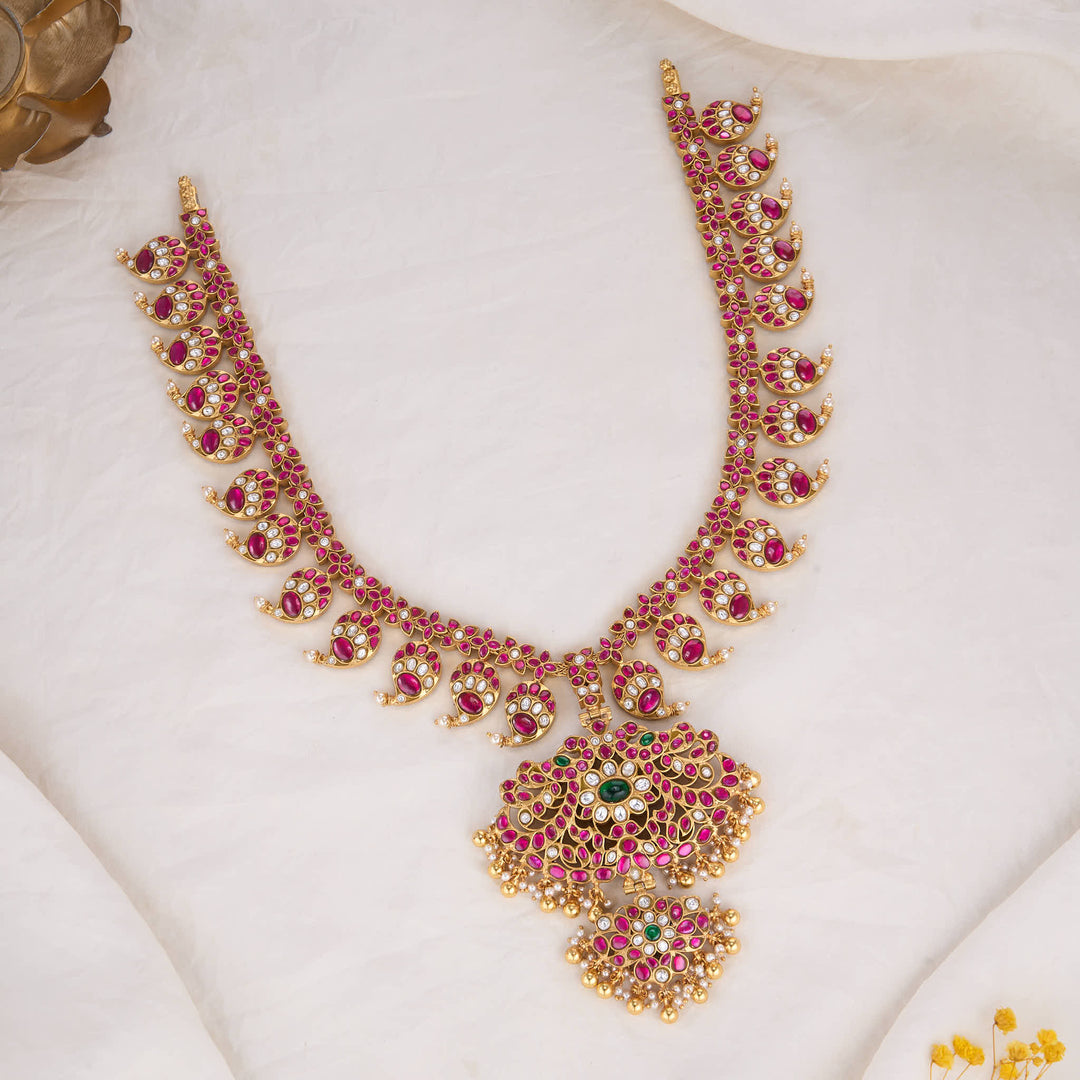 Elliora Reversible Kundan Long Necklace