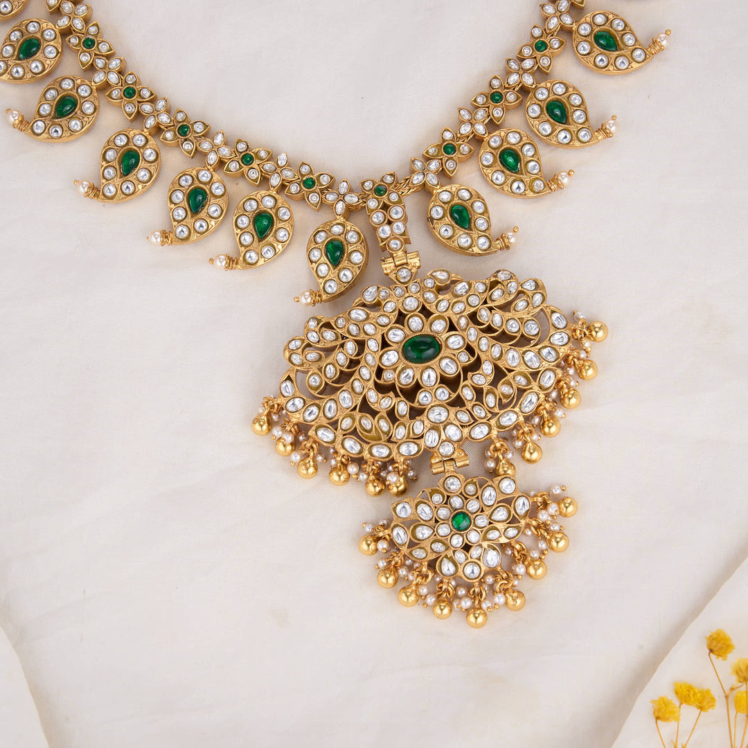 Elliora Reversible Kundan Long Necklace
