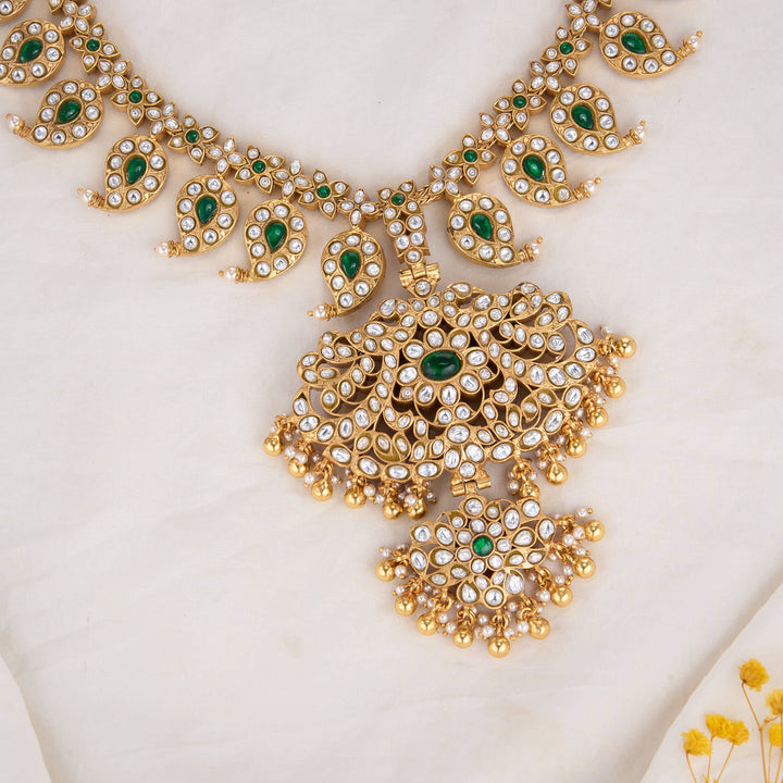 Elliora Reversible Kundan Long Necklace