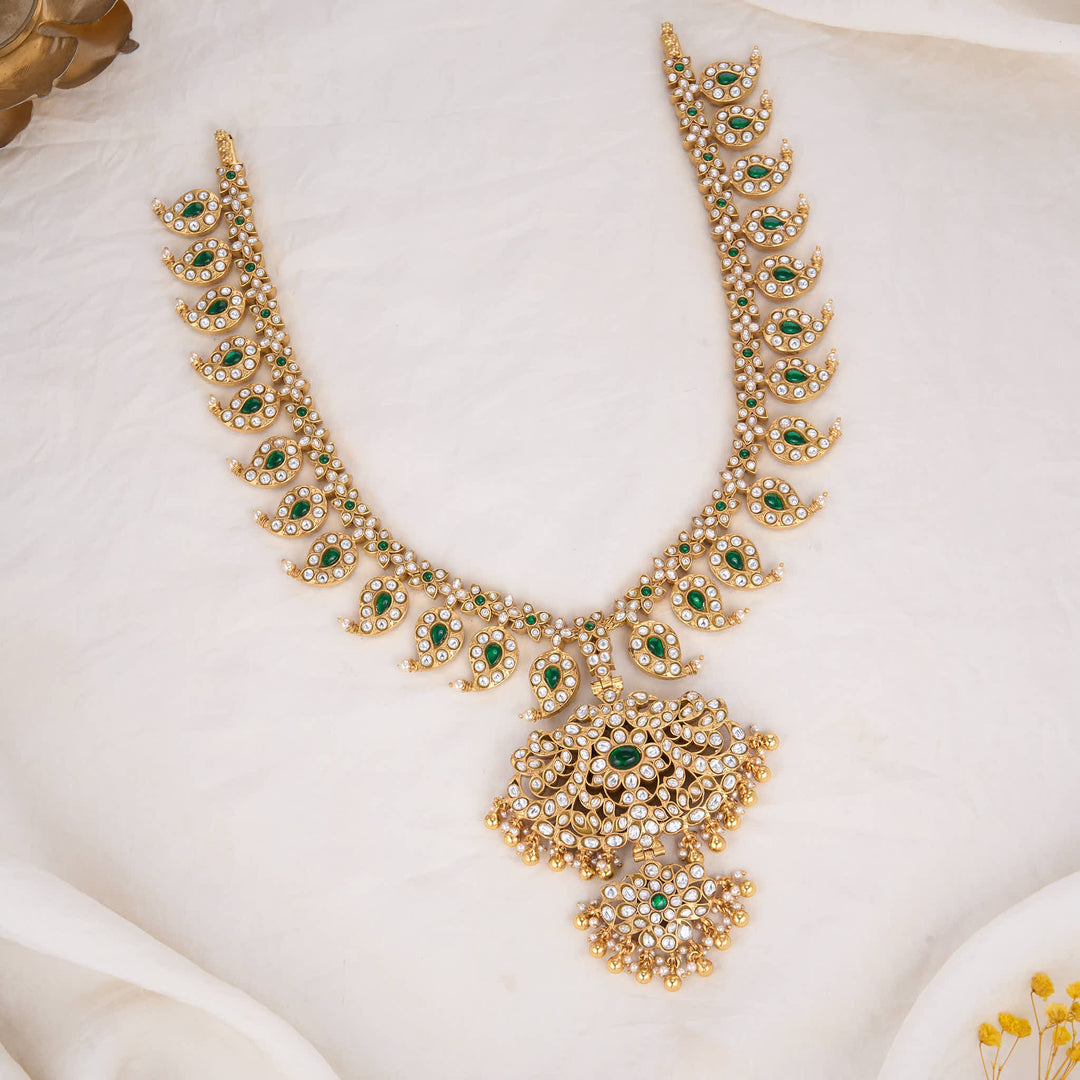 Elliora Reversible Kundan Long Necklace