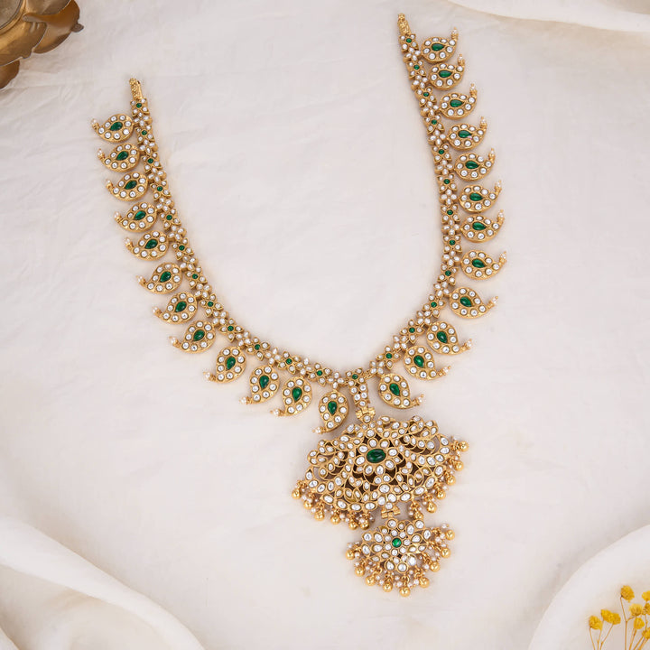 Elliora Reversible Kundan Long Necklace
