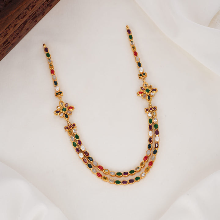 Dhishikha Reversible Stone Necklace