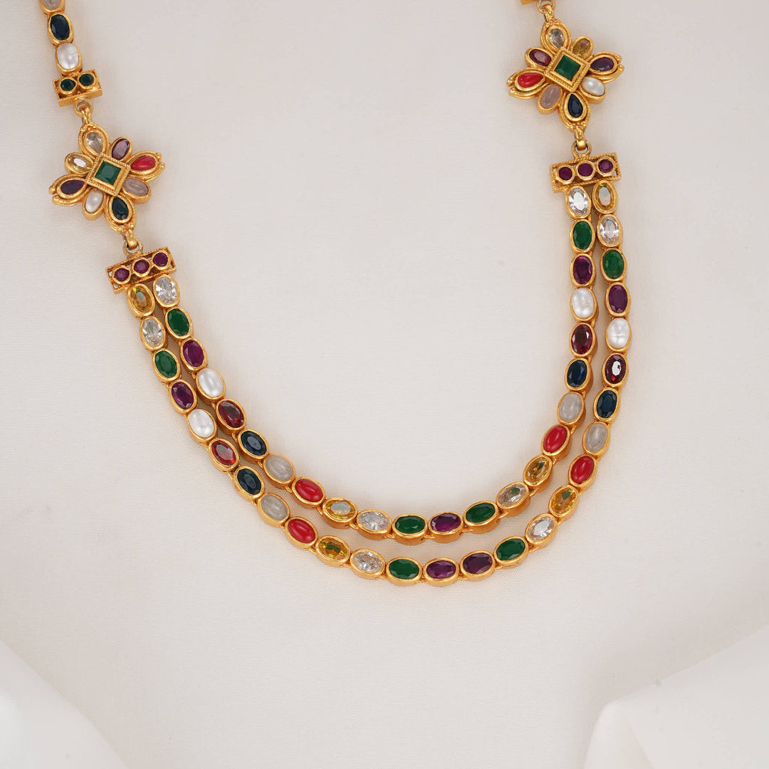 Dhishikha Reversible Stone Necklace