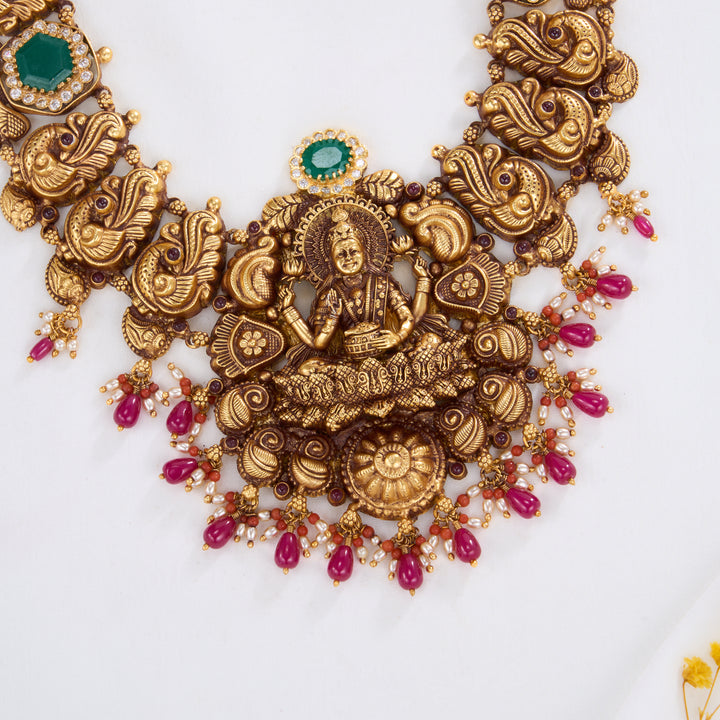 Divine Lakshmi Nagas Long Necklace