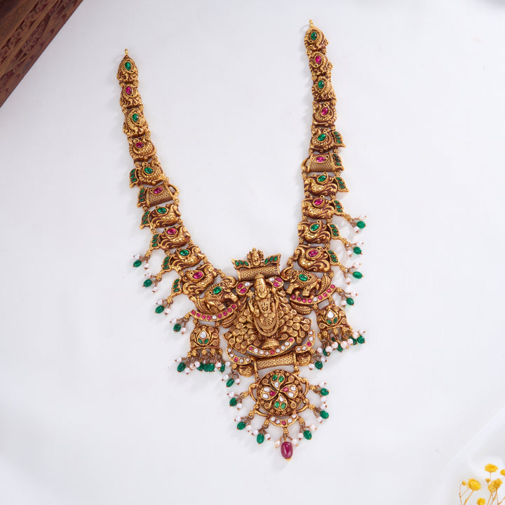 Timeless Perumal Nagas Long Necklace