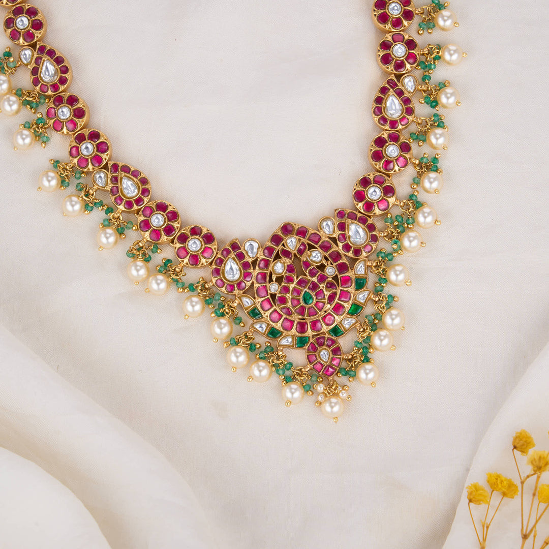 Majestic Muse Kundan Short Necklace