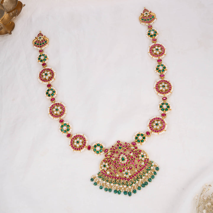 Hithika Reversible Kundan Long Necklace