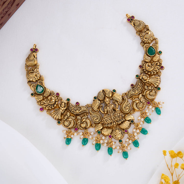 Divine Lakshmi Nagas Short Necklace