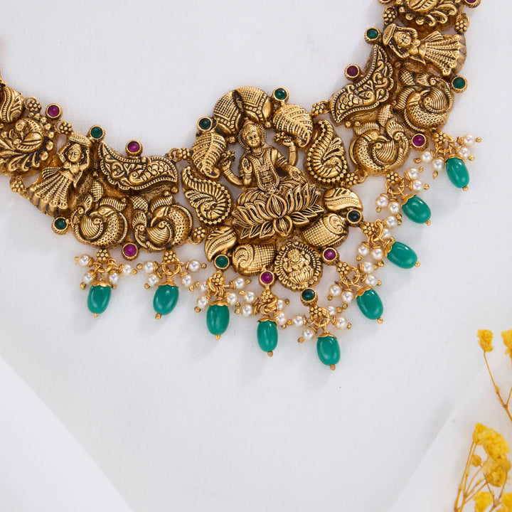 Divine Lakshmi Nagas Short Necklace