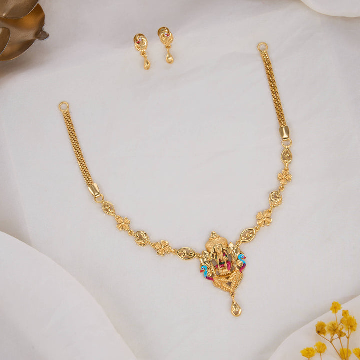 Luminous 3D Spl Short Necklace Set
