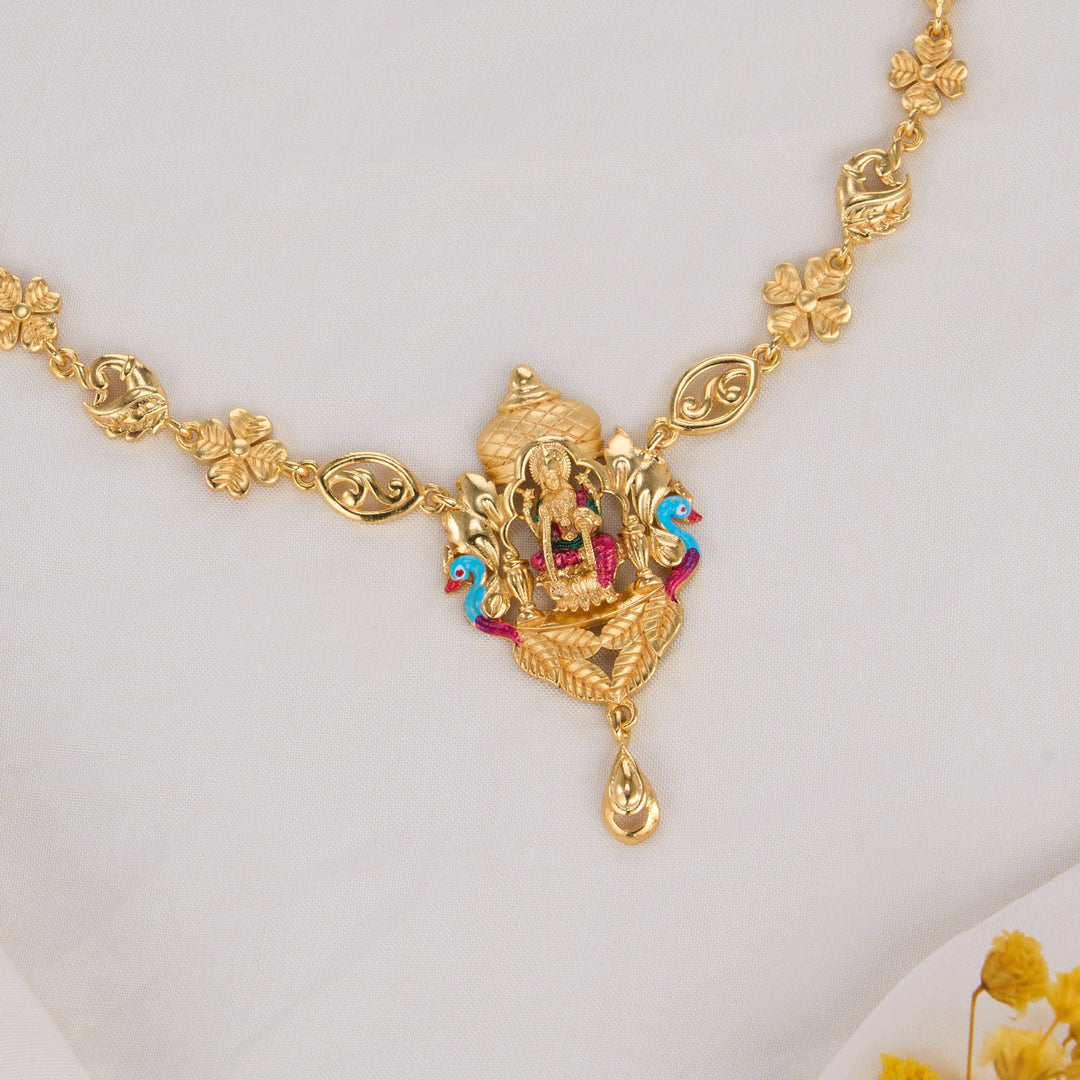 Luminous 3D Spl Short Necklace Set