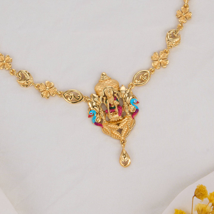 Luminous 3D Spl Short Necklace Set