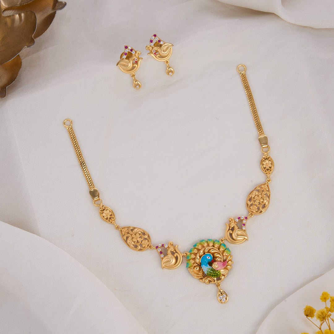 Beautiful 3D Spl Short Necklace Set