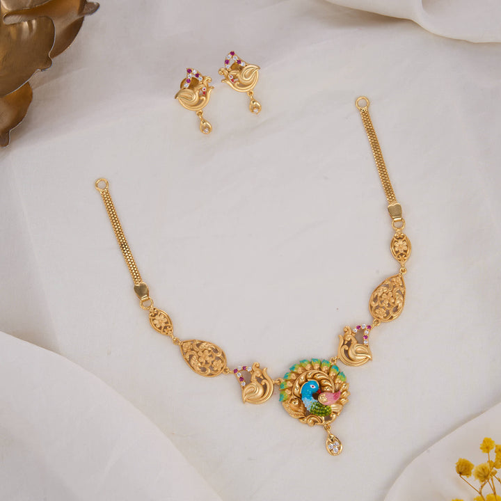 Beautiful 3D Spl Short Necklace Set