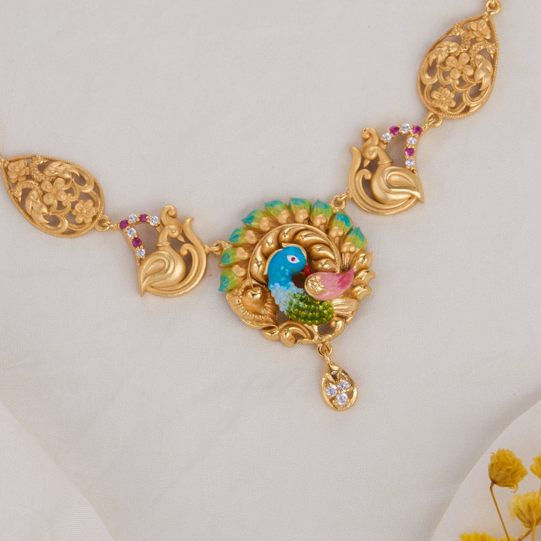 Beautiful 3D Spl Short Necklace Set