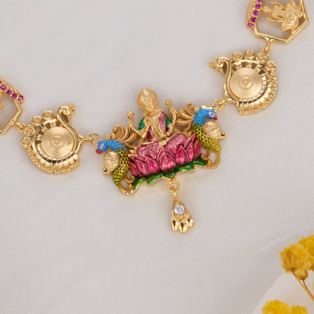 Timeless 3D Nagas Short Necklace Set