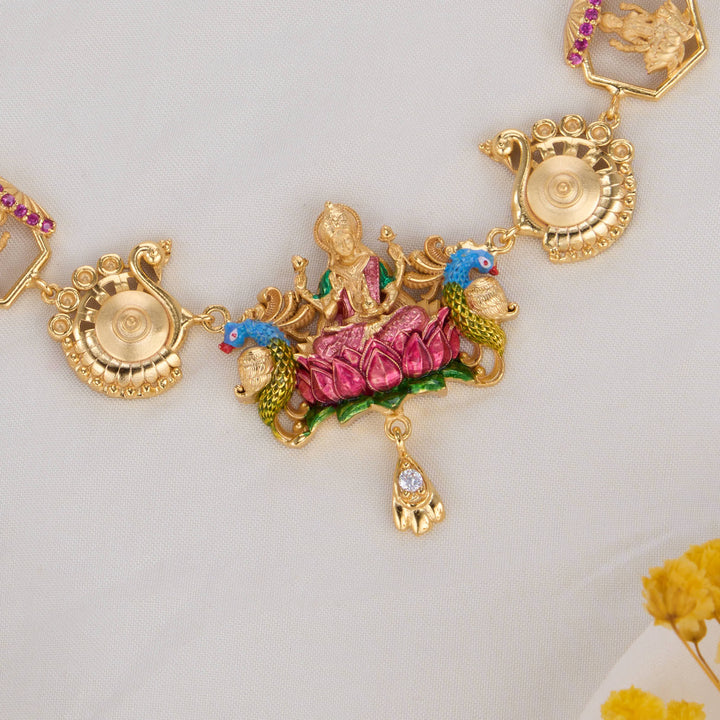 Timeless 3D Nagas Short Necklace Set