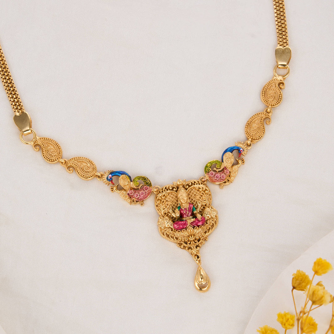 Glorious 3D Spl Short Necklace Set
