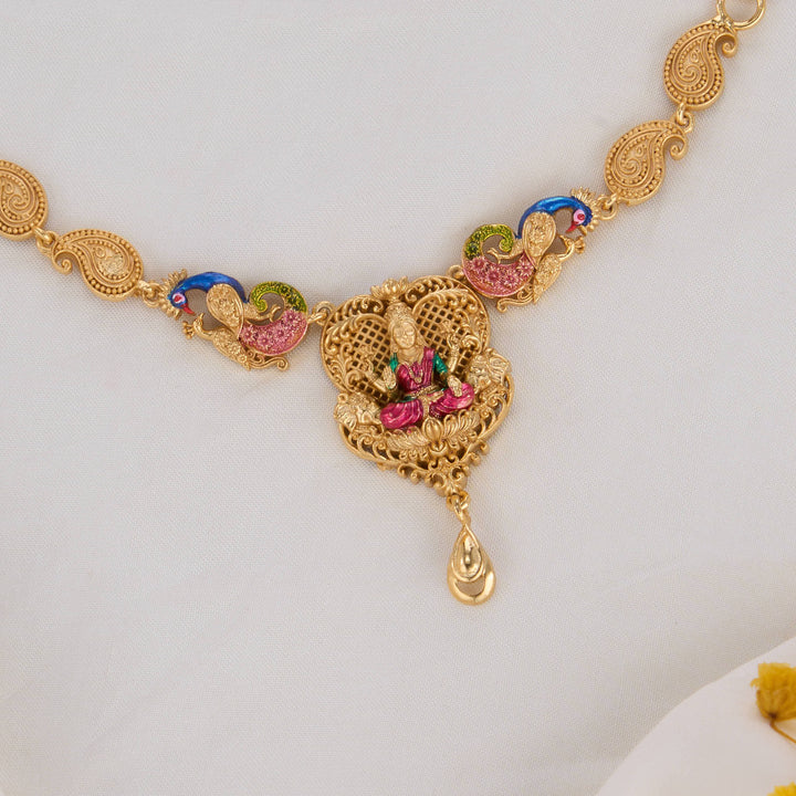 Glorious 3D Spl Short Necklace Set