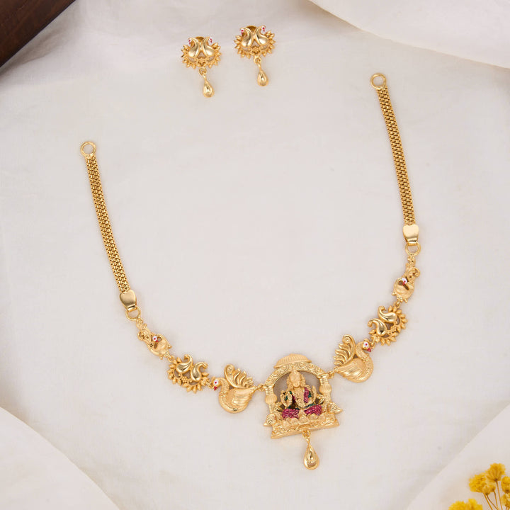 Luminous 3D Spl Short Necklace Set