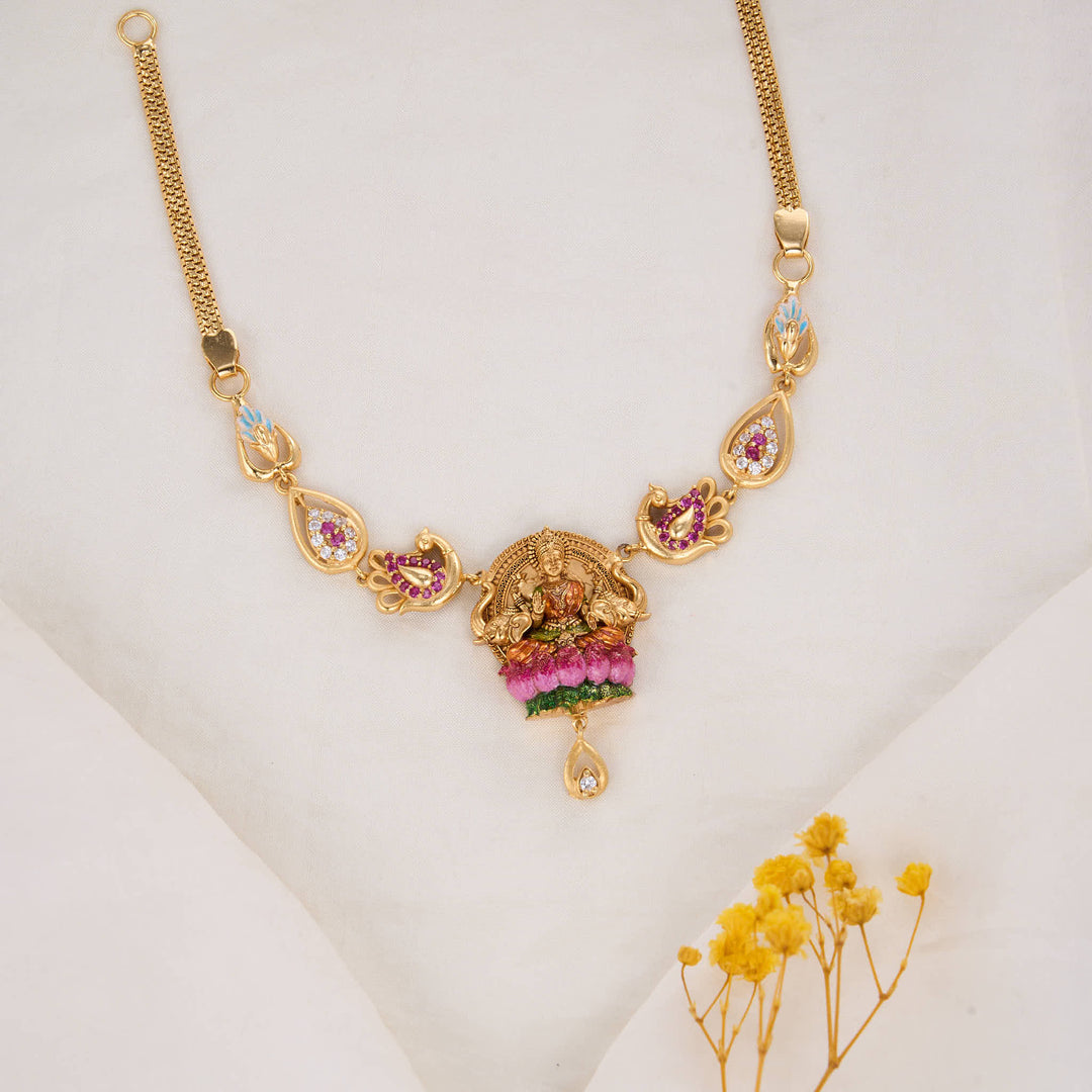 Majestic 3D Spl Short Necklace Set