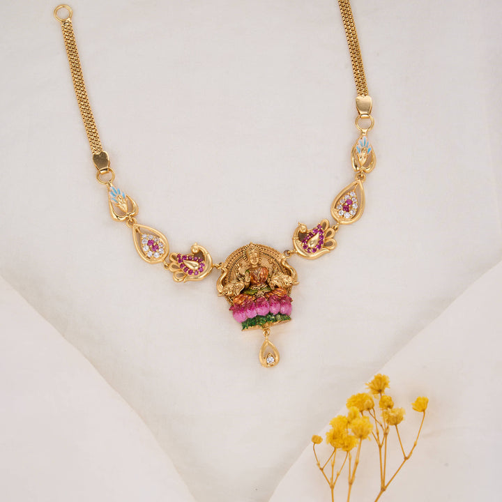 Majestic 3D Spl Short Necklace Set