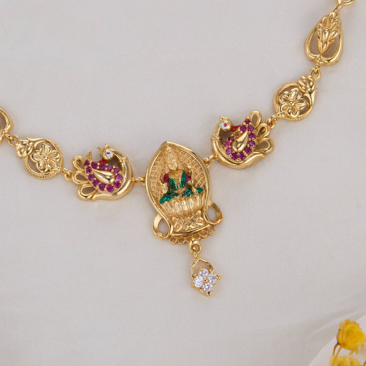 Gorgeous 3D Spl Short Necklace Set