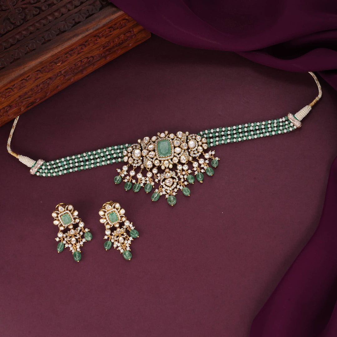 Admirable Moissanite Choker Set