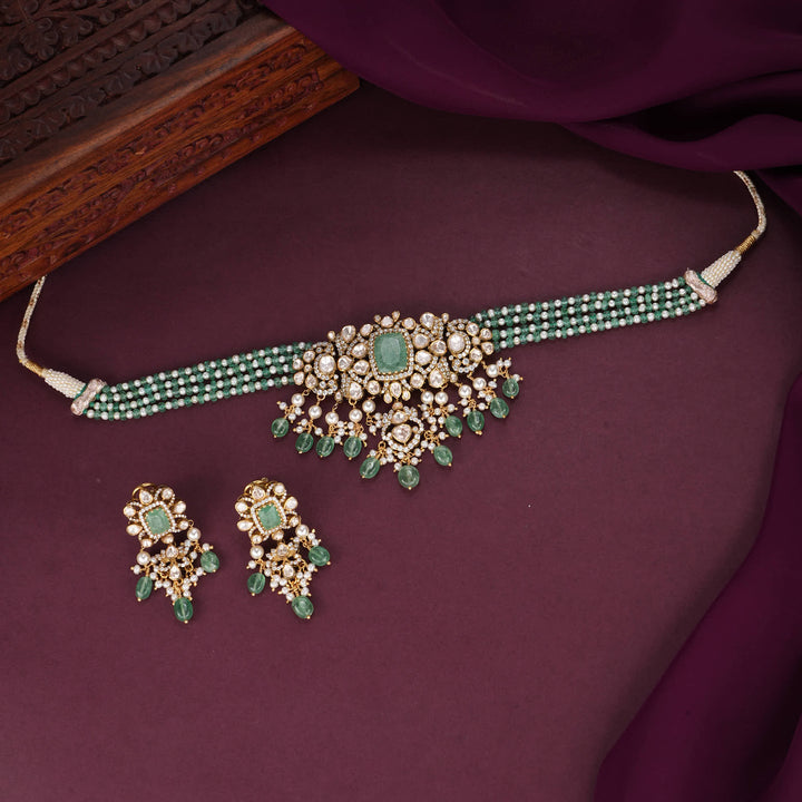 Admirable Moissanite Choker Set