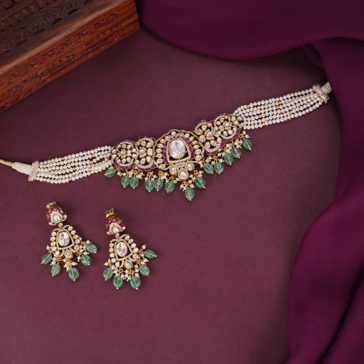 Gorgeous Moissanite Choker Set