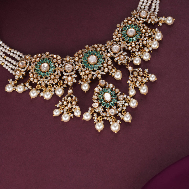 Mesmerizing Moissanite Choker Set