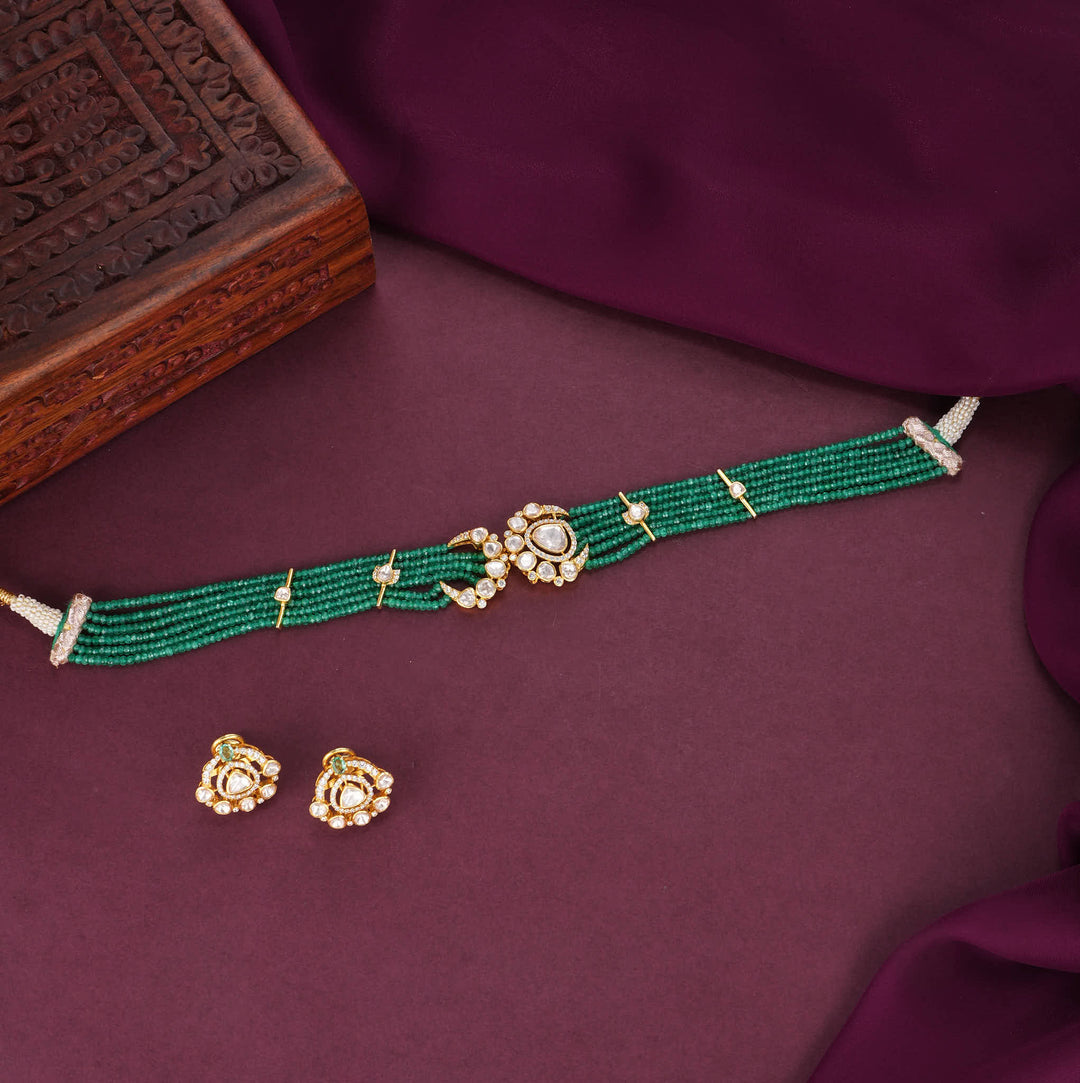 Chic & Trendy Moissanite Choker Set