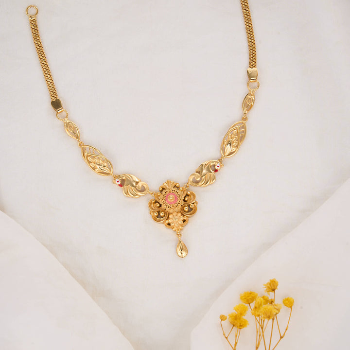 Flawless 3D Spl Short Necklace Set