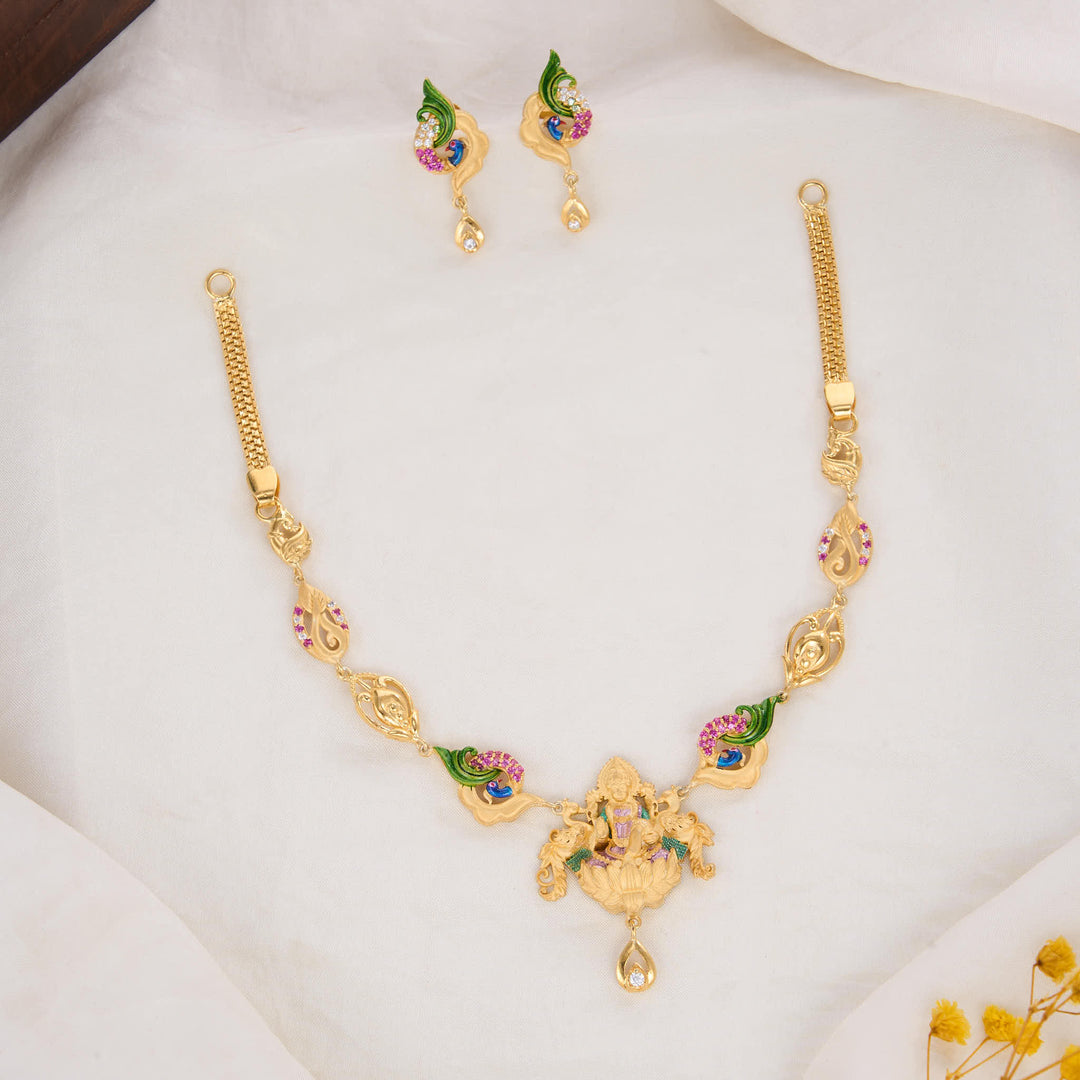 Magnetic 3D Spl Short Necklace Set