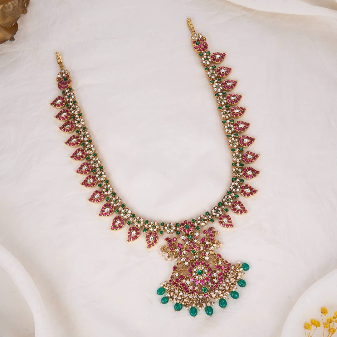 Mango Design Kundan Long Necklace